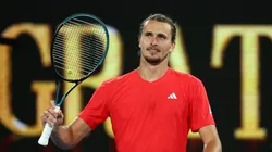 Alexander Zverev, of Germany, during the 2025 Australian Open