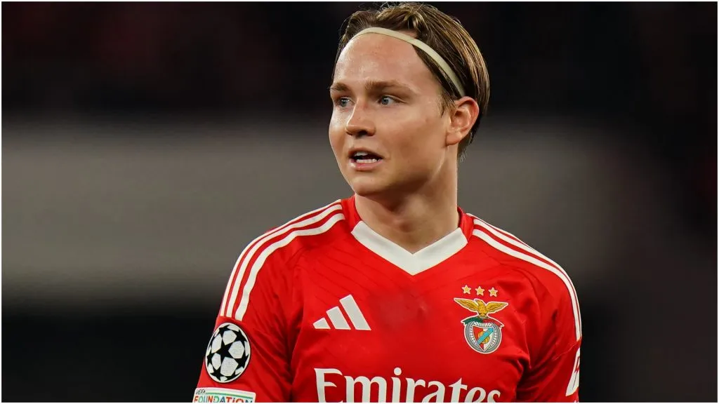 Andreas Schjelderup of SL Benfica – Gualter Fatia/Getty Images