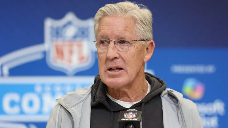 Head coach Pete Carroll of the Las Vegas Raiders