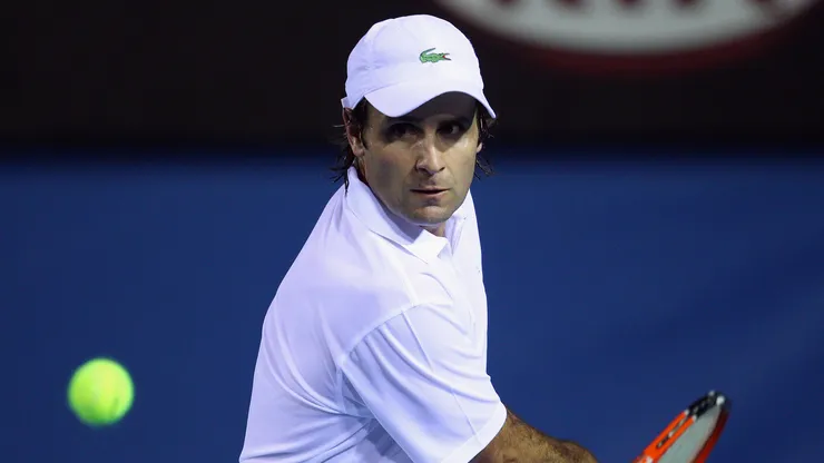 Fabrice Santoro during the 2010 Australian Open