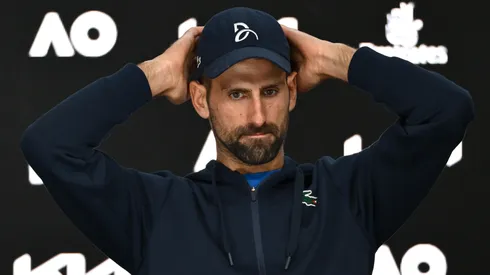 Novak Djokovic after the 2025 Australian Open
