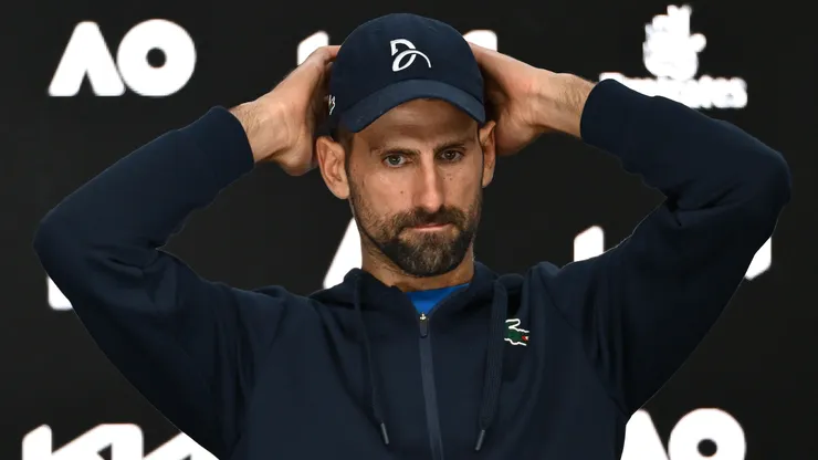 Novak Djokovic after the 2025 Australian Open