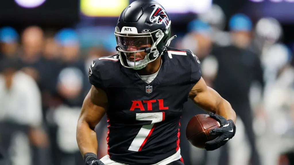 Bijan Robinson #7 of the Atlanta Falcons