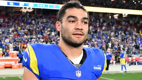 Puka Nacua #17 of the Los Angeles Rams.