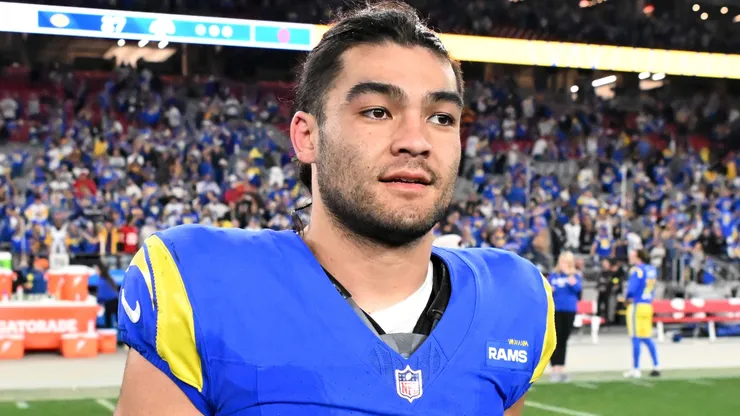 Puka Nacua #17 of the Los Angeles Rams.