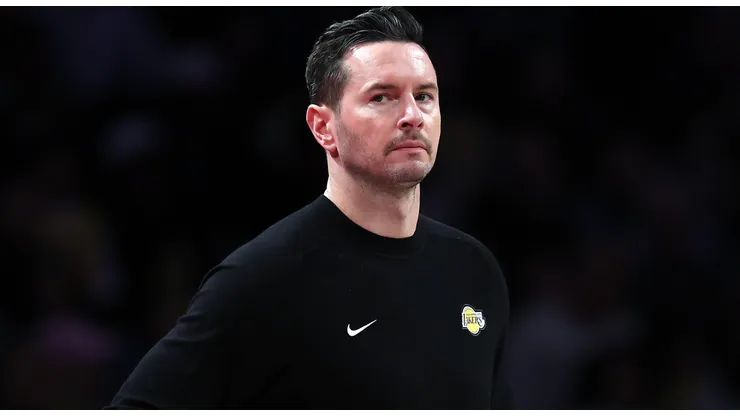 Head coach JJ Redick of the Los Angeles Lakers.