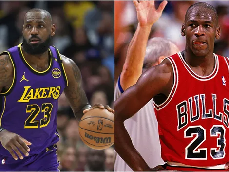How much does LeBron James make compared to Michael Jordan's peak salary with the Bulls?