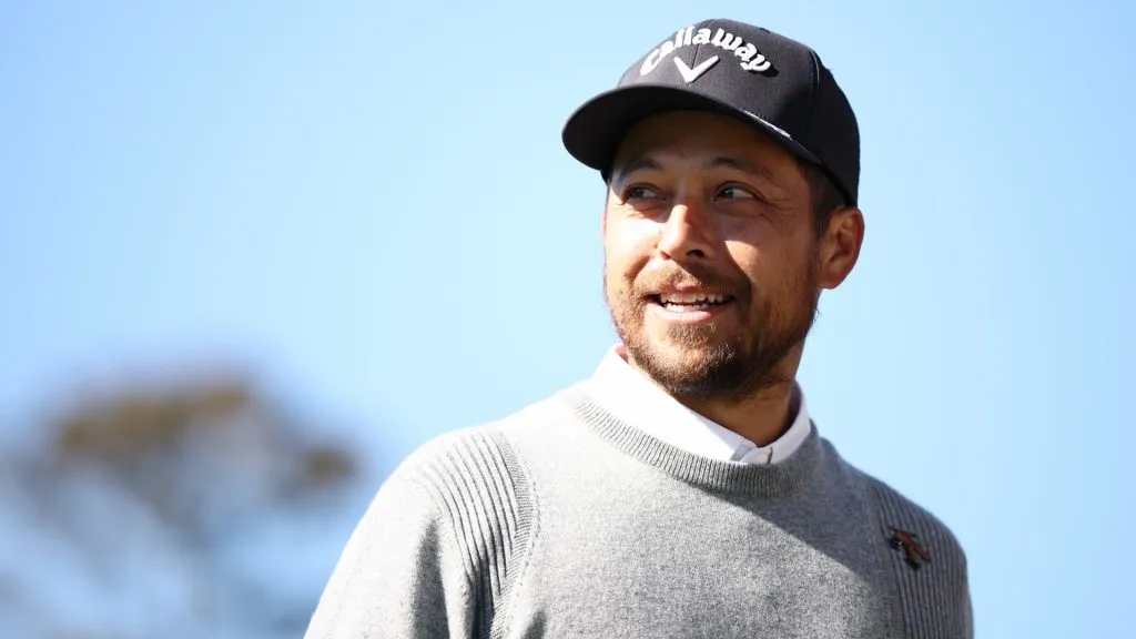 Xander Schauffele of the United States looks on during a practice round prior to THE PLAYERS Championship on the Stadium Course at TPC Sawgrass on March 11, 2025. (Source: Jared C. Tilton/Getty Images)