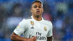 Mariano of Real Madrid CF looks on during the La Liga match between Deportivo Alaves and Real Madrid CF.