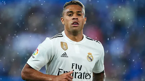 Mariano of Real Madrid CF looks on during the La Liga match between Deportivo Alaves and Real Madrid CF.