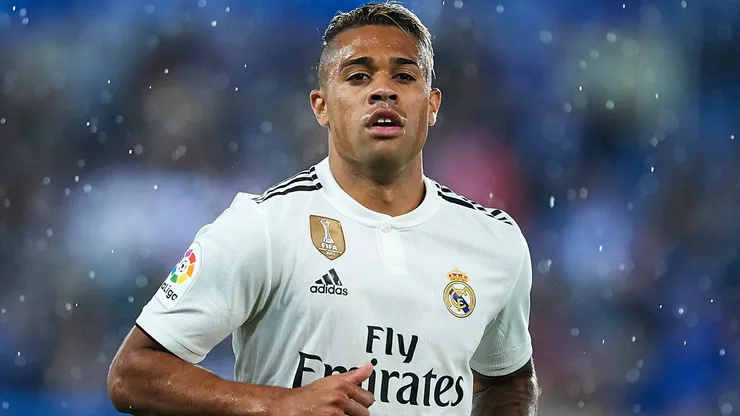 Mariano of Real Madrid CF looks on during the La Liga match between Deportivo Alaves and Real Madrid CF.