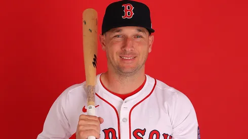 Alex Bregman #2 of the Boston Red Sox poses for a portrait during photo day at JetBlue Park at Fenway South on February 18, 2025 in Fort Myers, Florida.