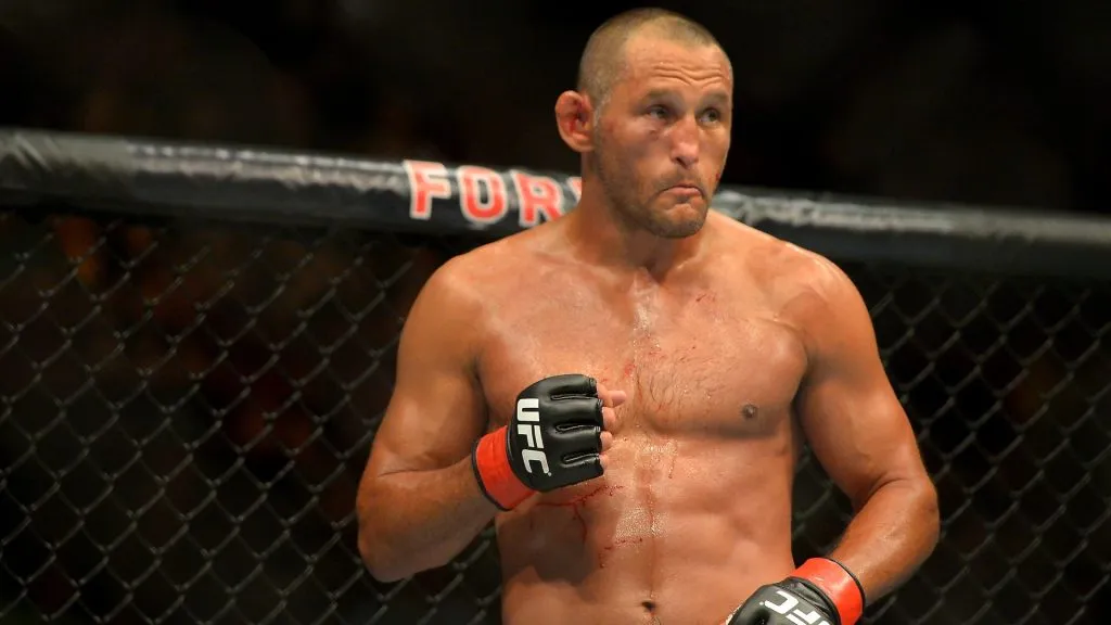 Dan Henderson during his middleweight bout at UFC 199 at The Forum on June 4, 2016. (Source: Jayne Kamin-Oncea/Getty Images)