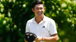 Collin Morikawa of the United States walks to the sixth tee during the first round of the Charles Schwab Challenge at Colonial Country Club on May 23, 2024.