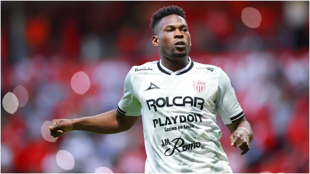 Diber Cambindo of Necaxa – Hector Vivas/Getty Images