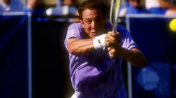 Jeff Tarango of the United States in action during the Volvo Tennis Tournament.