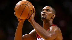 Miami Heat icon Chris Bosh during a game against the Golden State Warriors on November 25, 2014.