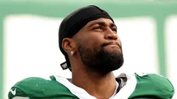 Haason Reddick #7 of the New York Jets looks on against the Indianapolis