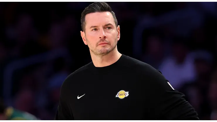 Head coach JJ Redick of the Los Angeles Lakers