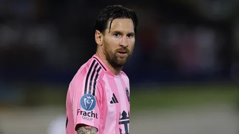Lionel Messi of Inter Miami looks on during a match