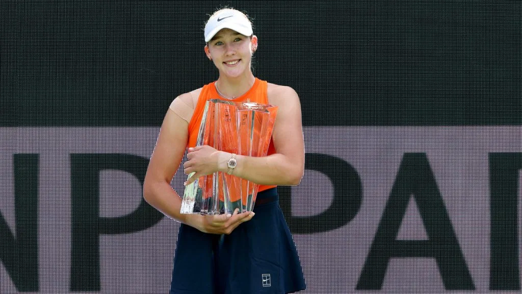 mirra andreeva wins indian wells