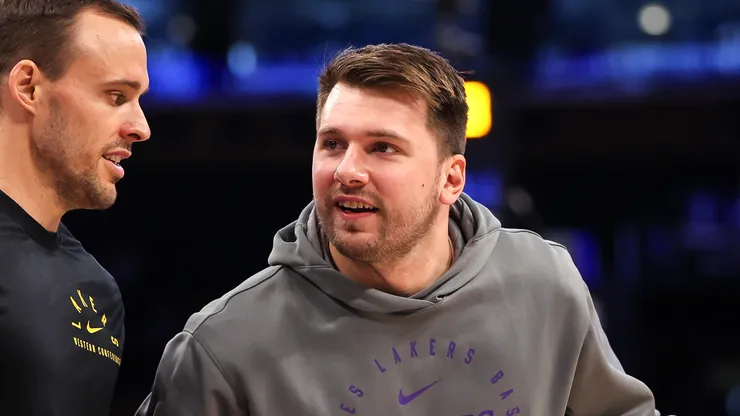 Luka Doncic of the Los Angeles Lakers.