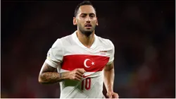 Hakan Calhanoglu of Turkey