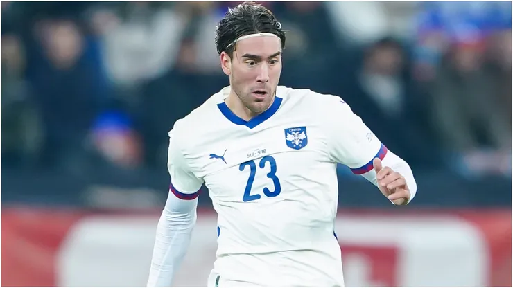 Dusan Vlahovic of Serbia