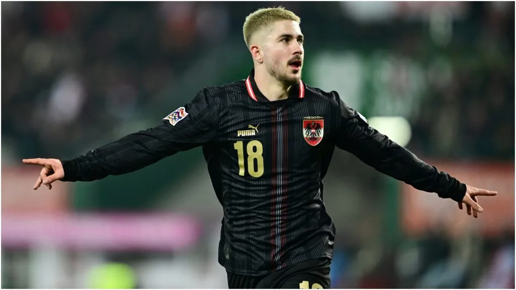 Romano Schmid of Austria – Christian Bruna/Getty Images