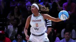 Angel Reese playing for Rose BC in Unrivaled