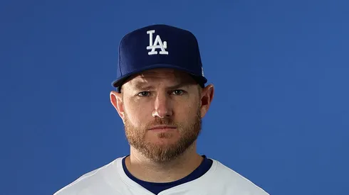 Max Muncy #13 of the Los Angeles Dodgers poses for a portrait during photo day at Camelback Ranch on February 18, 2025 in Glendale, Arizona.
