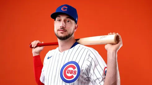 Kyle Tucker #30 of the Chicago Cubs poses for a portrait.