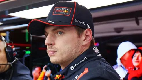 Max Verstappen of the Netherlands and Oracle Red Bull Racing looks on in the garage during the F1 Grand Prix of Australia at Albert Park Grand Prix Circuit on March 16, 2025 in Melbourne, Australia.