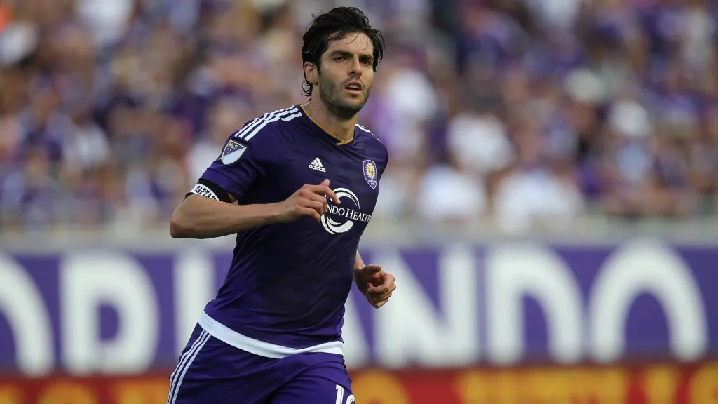 Kaka #10 of Orlando City SC is seen during an MLS soccer match between the New York City FC and the Orlando City SC at the Orlando Citrus Bowl on March 8, 2015. (Source: Alex Menendez/Getty Images)