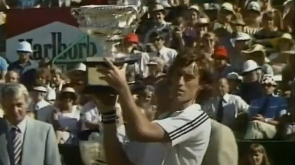 Brian Teacher won the 1980 Australian Open (Youtube)