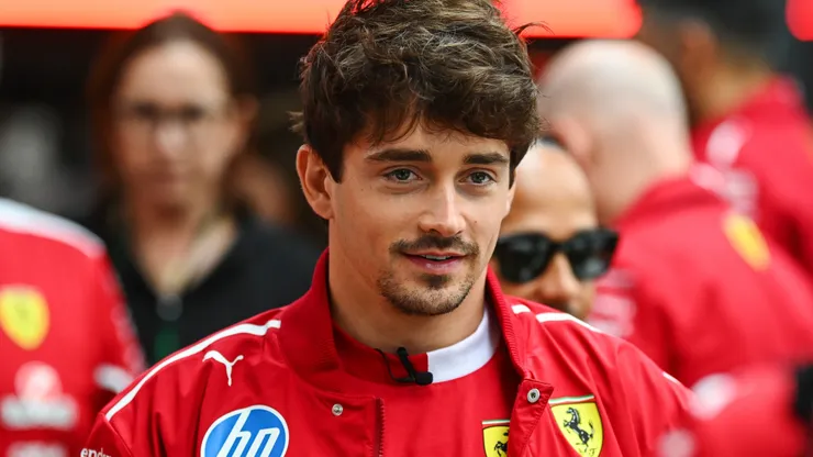 Charles Leclerc of Monaco and Scuderia Ferrari looks on during previews ahead of the F1 Grand Prix of Australia at Albert Park Grand Prix Circuit on March 13, 2025.