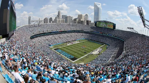 A general view of the Carolina Panthers game versus the Houston Texans at Bank of America Stadium on September 20, 2015.