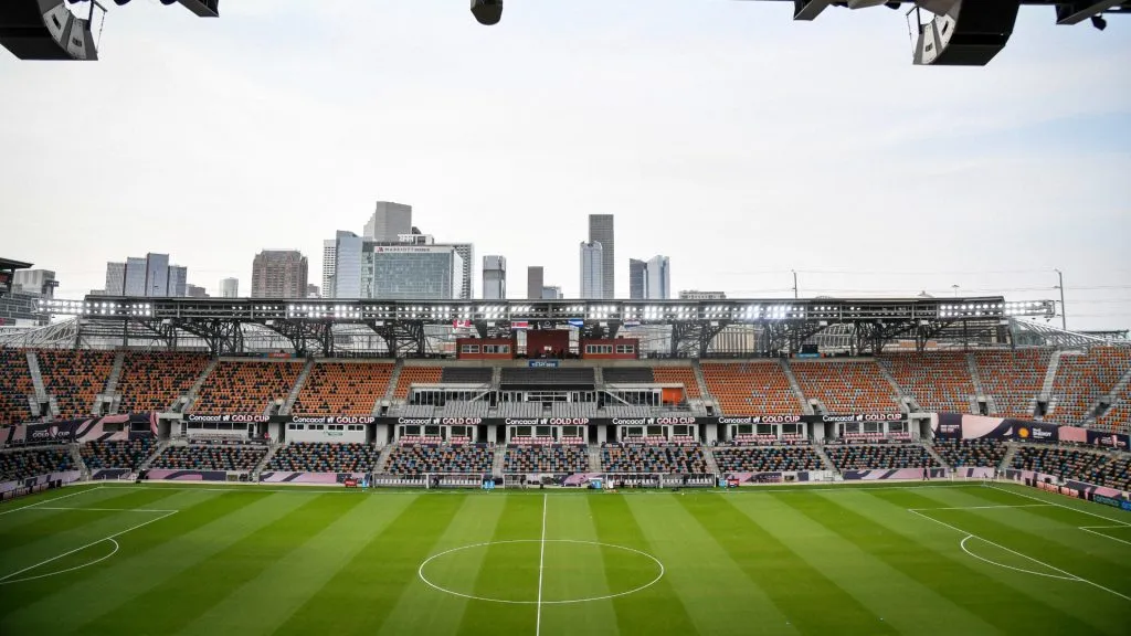 A general stadium overview is seen prior to the Group C match between Canada and Costa Rica during the 2024 Concacaf Women’s Gold Cup at Shell Energy Stadium on February 28, 2024. (Source: Logan Riely/Getty Images)