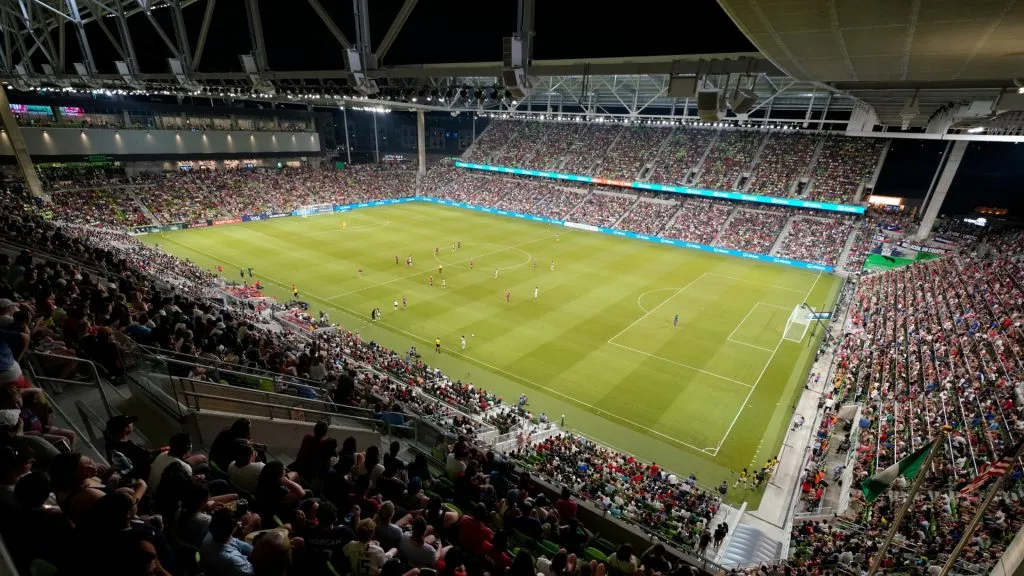 A general view during the second half of a WNT Summer Series game between the United States and Nigeria at Q2 Stadium on June 16, 2021. (Source: Chuck Burton/Getty Images)