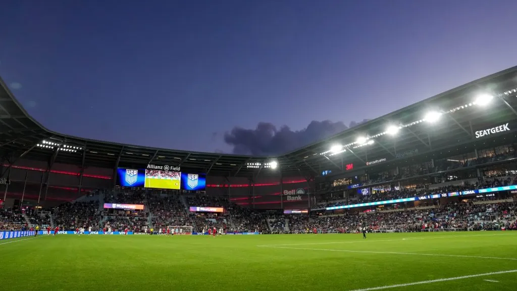 A general view during the first half between the United States and Oman at Allianz Field on September 12, 2023. (Source: Brace Hemmelgarn/Getty Images)