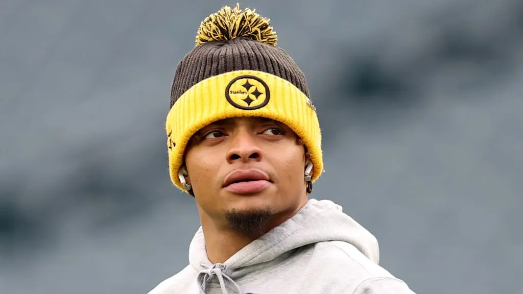Justin Fields during his latest stint in the Pittsburgh Steelers