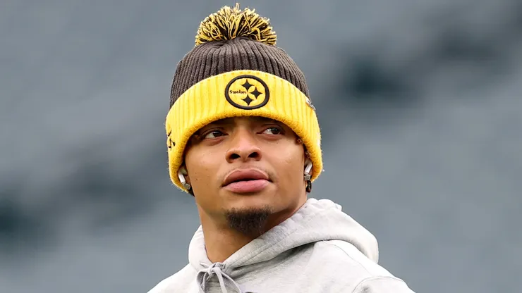 Justin Fields former quarterback of the Pittsburgh Steelers