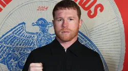 Saul Canelo Alvarez arrives prior to the RING Magazine Awards at Old Royal Naval College on January 11, 2025 in London, England.
