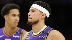Devin Booker #1 of the Phoenix Suns