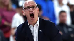 Head coach Dan Hurley of the Connecticut Huskies