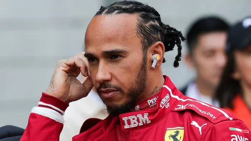 Lewis Hamilton of Great Britain and Scuderia Ferrari on the grid during the Sprint ahead of the F1 Grand Prix of China at Shanghai International Circuit on March 22, 2025 in Shanghai, China.