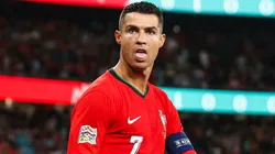 Cristiano Ronaldo of Portugal celebrates after scoring Portugal's second goal during the UEFA Nations League 2024/25 League A Group A1 match between Portugal and Scotland at Estadio da Luz on September 8, 2024 in Lisbon, Portugal.