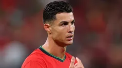 Cristiano Ronaldo of Portugal missed a penalty in the match against Denmark