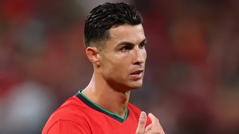 Cristiano Ronaldo of Portugal missed a penalty in the match against Denmark