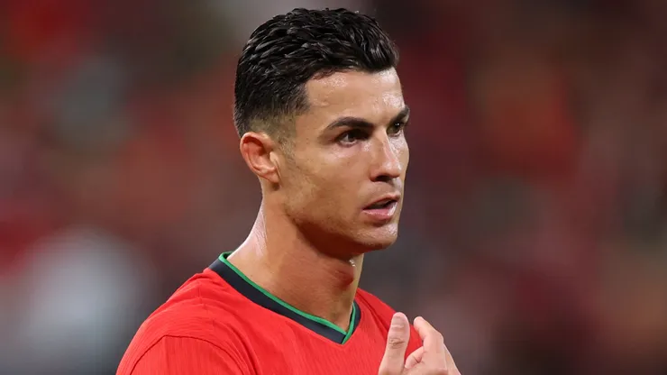 Cristiano Ronaldo of Portugal missed a penalty in the match against Denmark